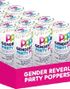 Gender Reveal Mini Konfettikanon Jente - Rosa 11cm