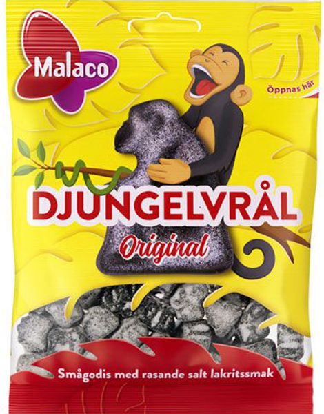 Pose med Malaco Djungelvræl Original Lakrids