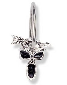 Screaming Skull BCR Piercing - 1.6 x 14 mm