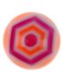 Hexagonal - Orange Akrylkugle