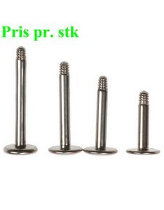 Blank Labret stang i Titan til 1,2 mm Kugle