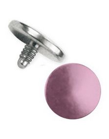 Metallic Lilla Dermal Anchor Kugle