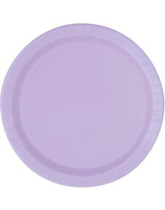20 stk Lavendel Små Paptallerkener17 cm