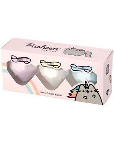 3-Pack Pusheen Badebomber med Tre Forskjellige Dufter