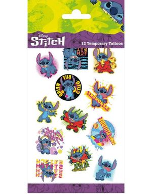 Disney Stitch - 12 stk Midlertidige Tatoveringer