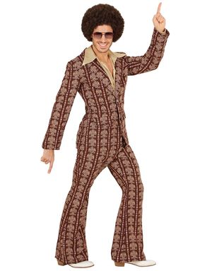 70'er Retro Damask Herrekostume