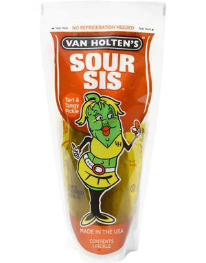 Van Holten's Sour Sis Pickle/Sylteagurk 300 gram (USA Import)