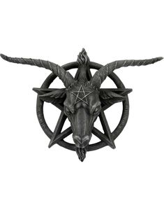 Baphomet Figur med Vægfæste 40 cm