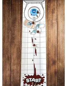 Poo Curling - Curling/Shuffleboard Spill til Toalettet
