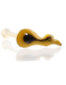 Tadpole Yellow - Næsepiercing i Ægte Sølv 925S