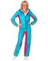 Skinnende Neon Blå 80 Talls UV Glow Grilldress til Voksen