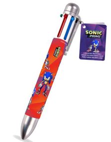 Sonic Prime Kulepenn med 6 Forskjellige Farger