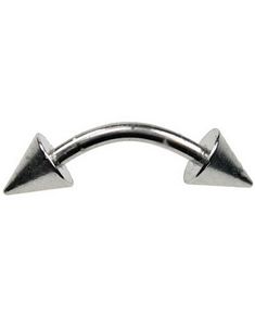 Silver Basic Spike Øjenbrynspiercing