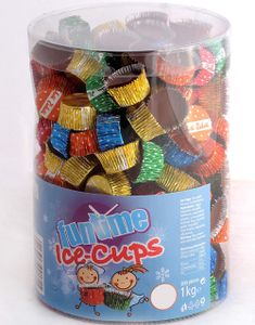 200 stk Funtime Ice-Cups - Æske med Is-konfekt Chokolade