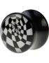 Giddy Pattern - Sort Piercing Plug