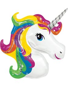 Formstøbt Folieballon 83x73 cm - Unicorn Dream