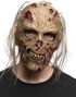 Zombie Latexmaske med Hår