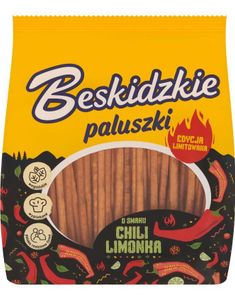 Saltstenger med Chili- og Limesmak - Beskidzkie 180 gram (Polen)