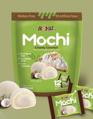 Royal Family Mochi Creamy Coconut - Mochi med Cremet Kokosfyld 120 gram (Taiwan)