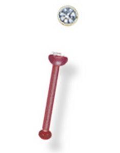 Diamond Touch Rød - Næsepiercing
