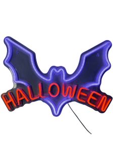Neonskilt LED Lys 29x42 cm - Halloween