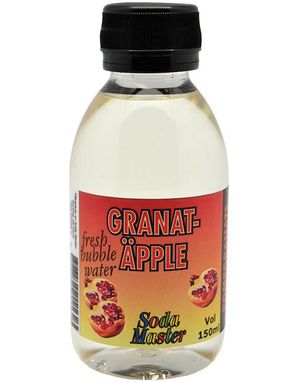Soda Master Granateple - Høykonsentrert Smakstilsetning for Vann med Kullsyre 150 cl