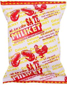 Miliket Instant Noodles med Satay Smag 65 gram (Vietnam)