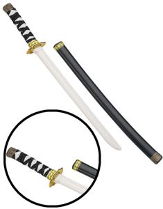 Lite Katana Ninjasverd med Slire 60 cm