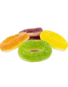 1 kg Damla Sour Rings - Vingummiringe med Sure Frugtsmage