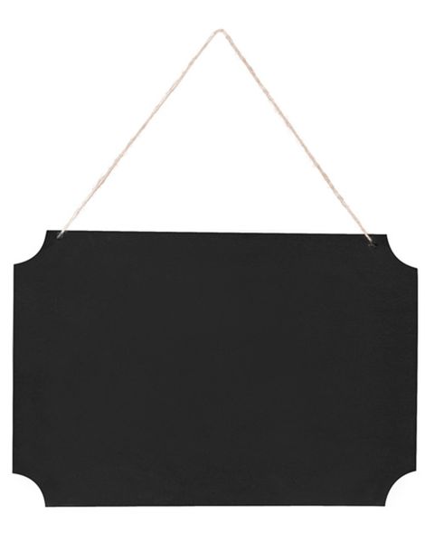 Hængende Kridtavle med 2 Kridt 45x30 cm