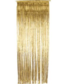Guldfarvet Shimmer Dørforhæng 244x91 cm