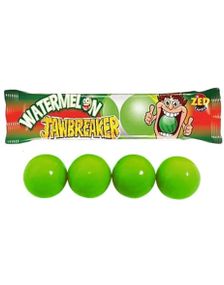 4-pk Zed Jawbreaker med Smak av Vannmelon og Kjerne av Tyggegummi 33 g