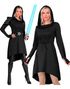 Svart Star Wars Inspirert Kostymekjole - X-Large