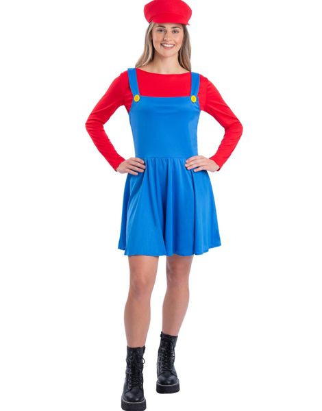Mario Inspirert Kostyme til Dame