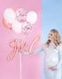 Girl - Rosegullfarget Folieballonger 30 cm