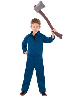 Blå Jumpsuit Kostume til Børn