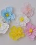 6 stk Papirblomster i Forskjellige Farger - Hello Spring