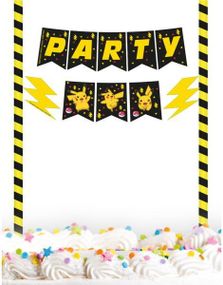 Kakedekorasjon - Pokemon Party 19 x 25 cm