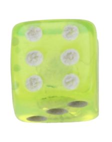 Terning Gul - 5 mm Akrylkugle til 1,6 mm stang