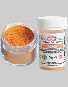 SugarFlair Spiselig Pulverfarve - Fersken 5g