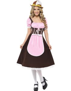 Kropige med Lang Kjole - Oktoberfest Kostume