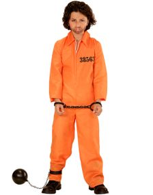 Orange Fangekostume til Børn