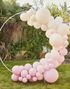 Nude Rosa Ballongbuesett i 117 deler