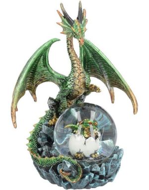 Emerald Oracle - Grønn Dragefigur 19 cm