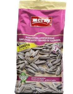 Meray Ristede og Saltede Solsikkefrø i Pose 250 gram