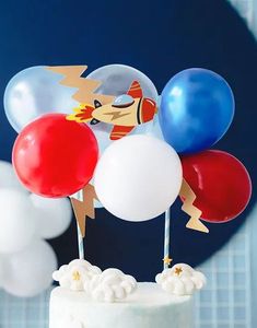 Kaketoppere  med Ballonger og Papirfly DIY - Propell Party
