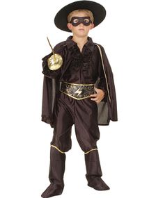 Junior El Zorro Inspireret Børnekostume