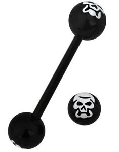 Demon Black/White - Tungepiercing
