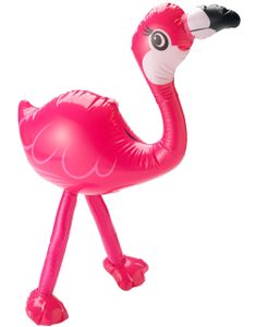 Oppustelig Rosa Flamingo 55 cm