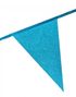 Baby Blå Glitter Banner med Vimpel Flagg 6 meter